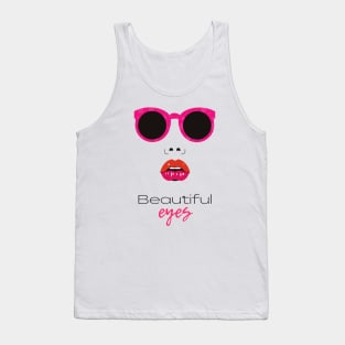 Beautiful Eyes // Original Fan Art Designs Tank Top